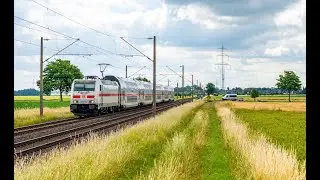 [DB] Piętrowe pociągi Intercity z Traxxami serii 146 w środkowych Niemczech