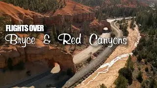 Vols au-dessus de Bryce Canyon et Red Canyon, Utah 😍🤩😍
