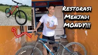RESTORASI Sepeda MTB Rusak Menjadi Seperti Mondy (Mondracker)