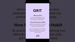 GRIT: The Power of Persistence #thinkbeyond