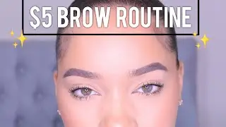 PERFECT AFFORDABLE BROW ROUTINE *detailed* | Kaila Kake