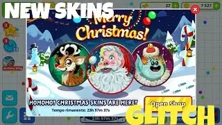 Agario Mobile Using The New Merry Christmas skin + Playing On Rush Mode #3
