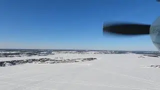 Cessna 185 Skiplane - Departure and Landing Yellowknife Bay, NWT