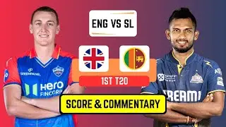🔴 Live: ENG vs SL Live &ndash; 1st T20 | Live Scores & Commentary | England vs Sri lanka 2026