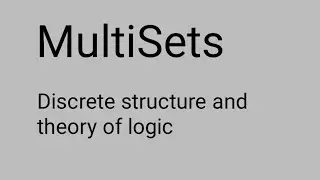 MultiSets