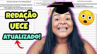 COMO É A REDAÇÃO DA UECE? ATUALIZADO!