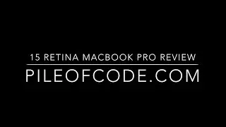15 inch Retina MacBook Pro Review (Late 2013)