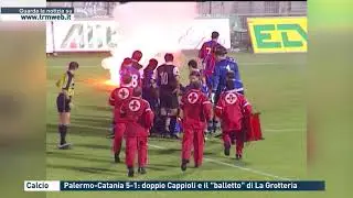 CALCIO - PALERMO VS CATANIA 5-1: DOPPIO CAPPIOLI E IL 