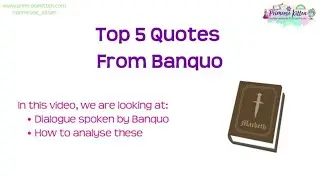 Top 5 Banquo quotes Macbeth | GCSE English Literature