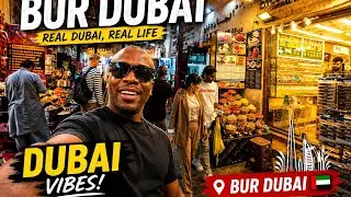 Just Walking the Streets of Dubai | No Talking, Pure City Walk 
