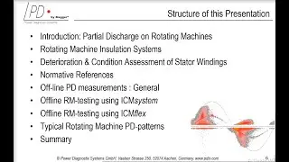 Off line PD testing of rotating machines using ICMflex and ICMsystem