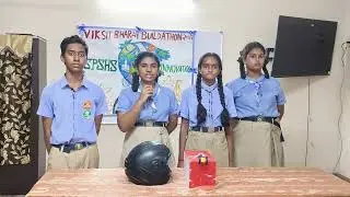 Smart Helmet to Prevent Bike Accidents | Innovative Project by SPSHS Students 🪖🚦 | Safety First!