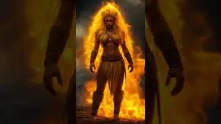 wow Ai transformed loin and brave girl into amazing video #aiart #nothingimposibleinthisworld
