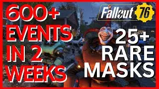 Getting EVERY RARE Fasnacht Mask in 2 Weeks (25+ Rare MASKS!) Fallout 76