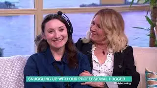 Snuggling Up With our Professional Hugger | This Morning