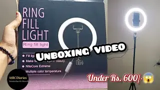 📦 Unboxing of LED Ring Light | How to assemble LED Ring Light | #trending #viralvideo #vlog #amazon