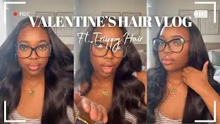 Hair Day ft @TriippyHair | Sew In With Closure | Amazon Human Hair Bundles | Honest Review
