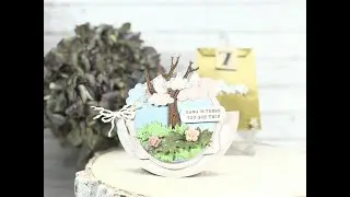 Magnolia Advent Calendar - DAY 7   Rocker Card