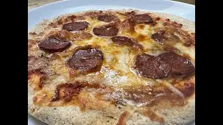 Bamboo Fiber Yeast Free Pizza  - Keto Low Carb And Gluten Free