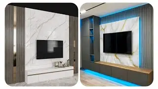 170+ Elegant TV Wall Designs 2025 | Modern Living Room Wall Decoration & Interior Ideas 