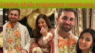 Unsha shah engament ceremony 😊beautiful adakr /unsha shah/@hinaajmal