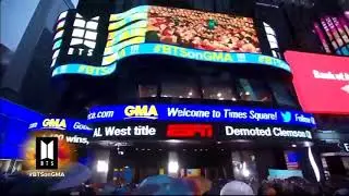 180926Biggest Boy Band in The Planet-BTS at 'Good Morning America' (Times Square)Studio.