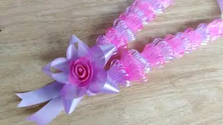How to make Graduation Garland || DIY Graduation Lei || Ribbon Lei