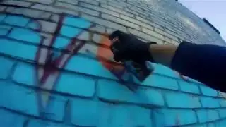 Graffiti-Reny-Gopro-Graffiti bombing (граффити бомбинг)2018.