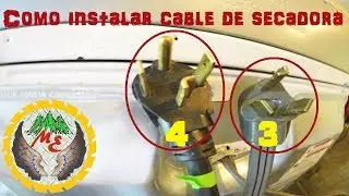 How To Install 4 or 3 Wire Cord an Electric Dryer
