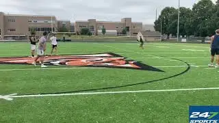 Workout Highlights of WDM Valley 2021 WR Matthew Mahoney