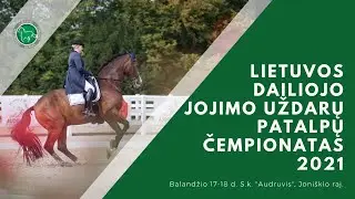 Lietuvos dailiojo jojimo uždarų patalpų čempionatas 2021m. - 2 DIENA