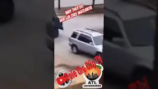 The Amazon truck was targeted #atlanta #trending #funny #news #police #blackman #amazon #theif