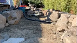 Backyard Water Garden: The Wetland Filter is Almost Done!