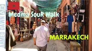Wandering The World's Famous Souks In Marrakech | Medina Souks Walking Tour In Marrakech, Morocco