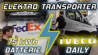 ELEKTRO TRANSPORTER MIT 75 KWH TESLA BATTERIE TEIL 1 | IVECO DAILY ELEKTROUMBAU | ESDI EV
