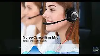 Review - JIAMQISHI USB Headset with Microphone for PC, On-Ear Computer Laptop Headphones