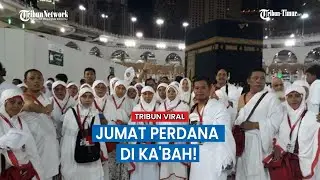 Jumat Pertama di Masjidil Haram! Jamaah Haji Indonesia Padati Area Ka'bah