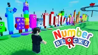 Numberblocks Roblox | Fun Fast Roblox Cart Ride
