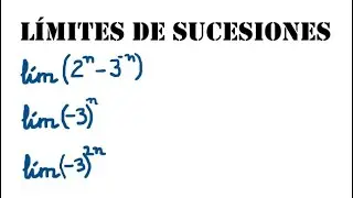 Límites de sucesiones exponenciales