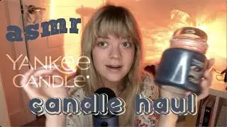 ASMR Yankee Candle haul 🕯🌌 + другие любимые ароматы от Target, Hobby Lobby (постукивание по стеклу)