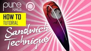 Sandwich Technique How to Nail Art Tutorial | Pure Nails