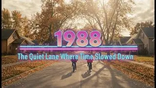 Назад в 1988 — Тихий переулок, где время замедлило бег | Retrowave • Synthwave • Тёплые 80-е