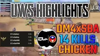 DM4xSBA 14 KILLS CHICKEN IN ULTIMATE WARRIOR SHOWDOWN 😱 | UWS HIGHLIGHTS | PUBGM NEPAL - GAURABYT |
