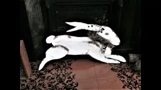 No Cost Low Cost Exquisite Easter Crafts you can make Yourself. Primitive Rabbit