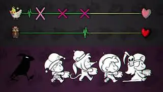 Rhythm Doctor [1-BOO]: 'theme of really spooky bird' (Halloween Seasonal Level)
