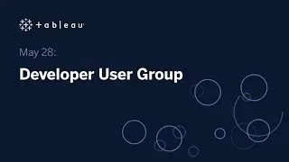 Q2 2020 | Tableau Developer User Group: Learn more about Analytics Extensions