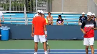 Cincy 2012 Viktor Troicki argues Line Call