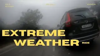 Extreme Weather Adventure | BMW G 310 RR Through whiteout condition #bmw #vlog #travel #motovlog #rr