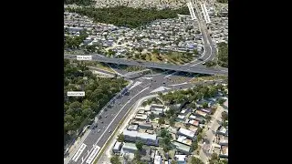 Rankin Park to Jesmond   Newcastle Inner City Bypass April 2025 Drone
