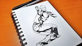 Drawing Muscles and Dynamic figures (Drawing Practice #1) #shorts